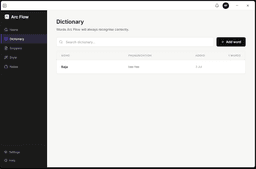 Previous Dictionary alternate view