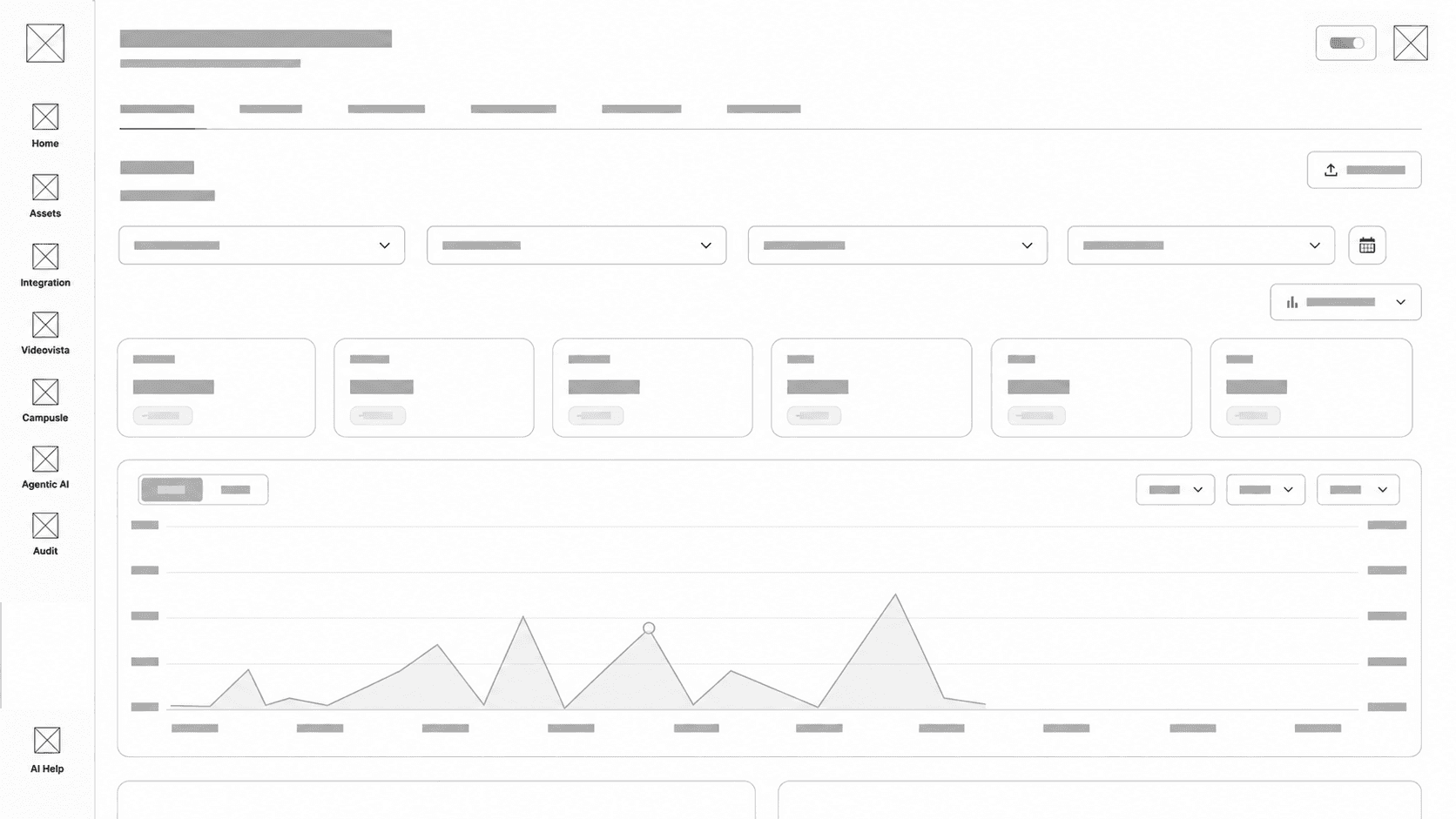 NYX.today CamPulse dashboard wireframe