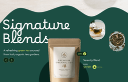 ZenLeaf featured product section redesign